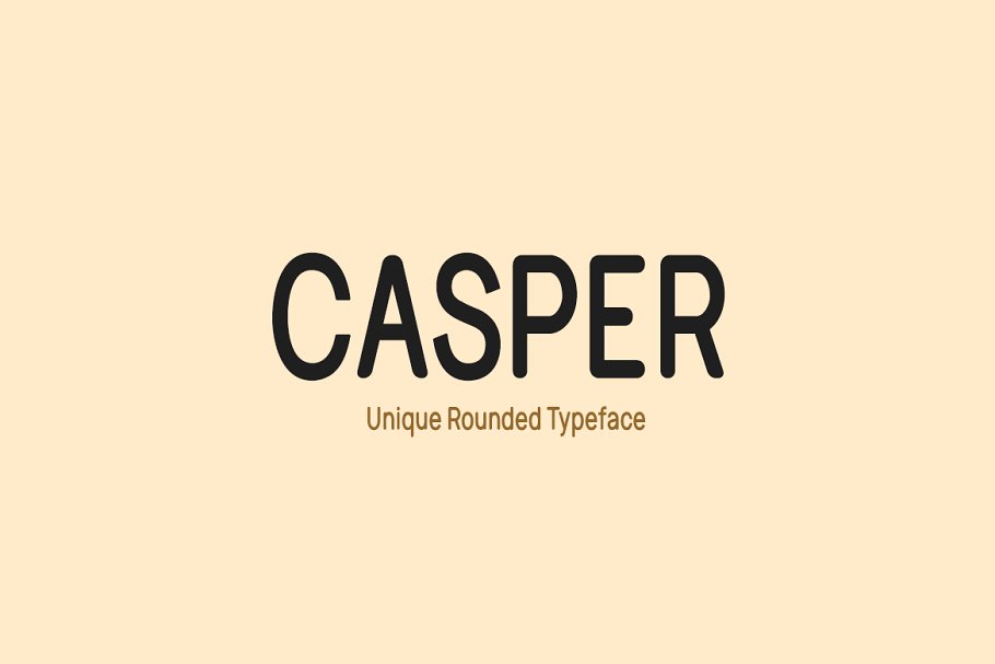 Schriftart Casper